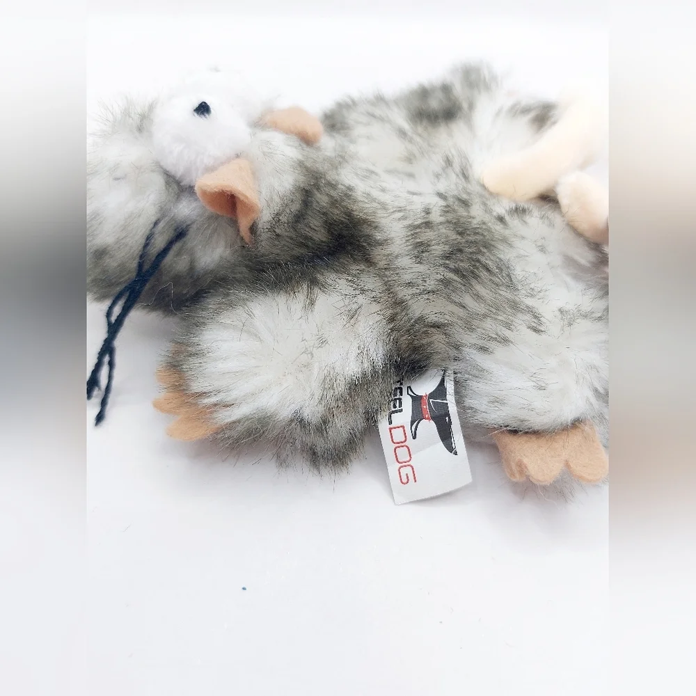 Combo Critter Frosted Rat with Catnip Pocket Realistic‎ Design